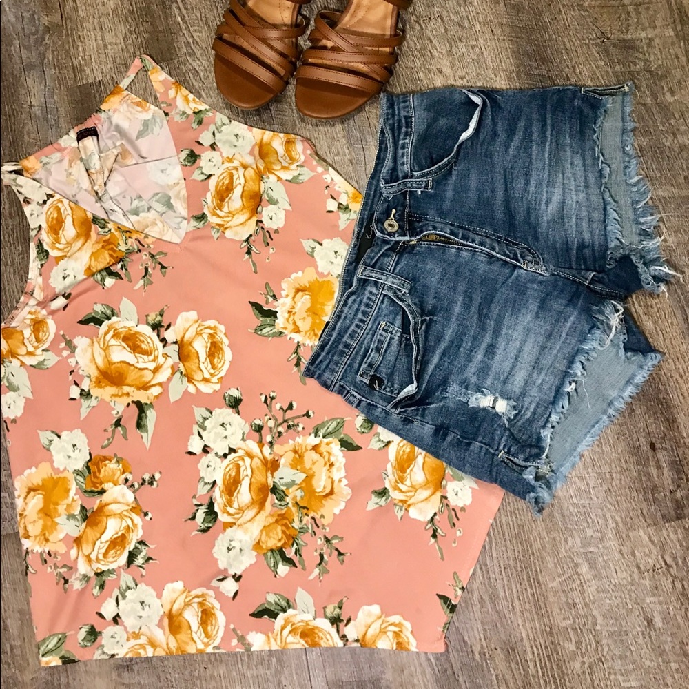 Floral first love shirt